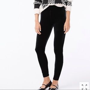J. Crew Velvet Leggings